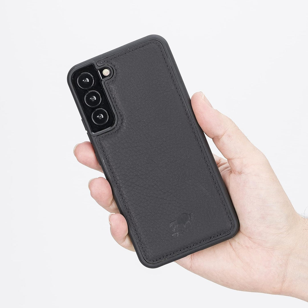 Solo Pelle Lederhülle für das Samsung Galaxy S22+ / S22 Plus Hülle aus echtem Leder, Model: Stanford