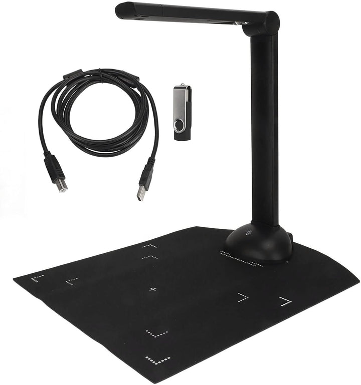 Dokumentenkamera, Buchscanner, Kamera, 10 MP, OCR, Echtzeitprojektion, A3, Faltbar, Tragbar, USB-Sca