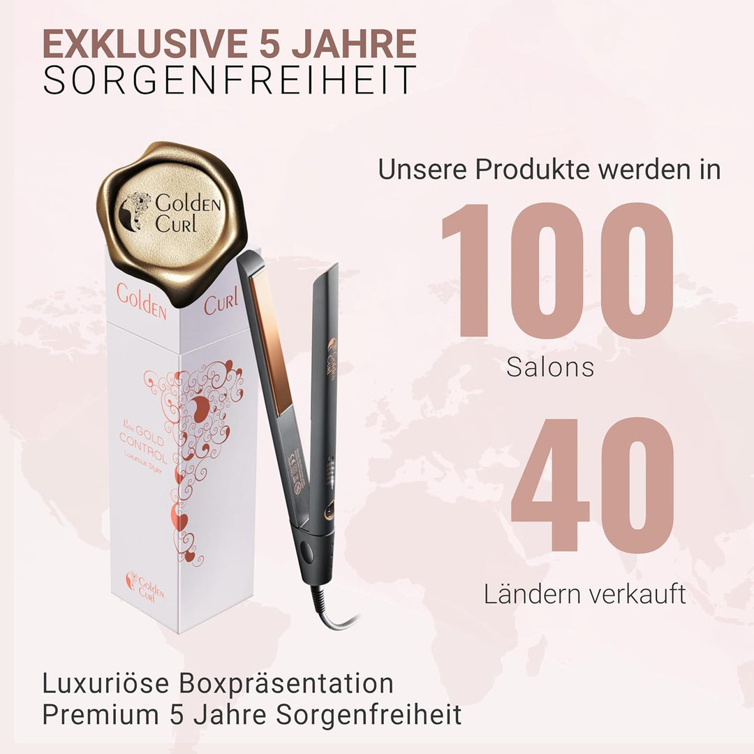 Glätteisen Locken und Glätten Haarglätter - 5 Jahre Sorgenfreiheit - Haar Styling Hair Straightener