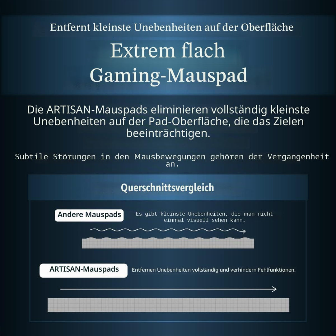Artisan Ninja FX Hien XSOFT XL Rot Professionelles Gaming Mauspad für Esport - Balance-Speed Mousepa