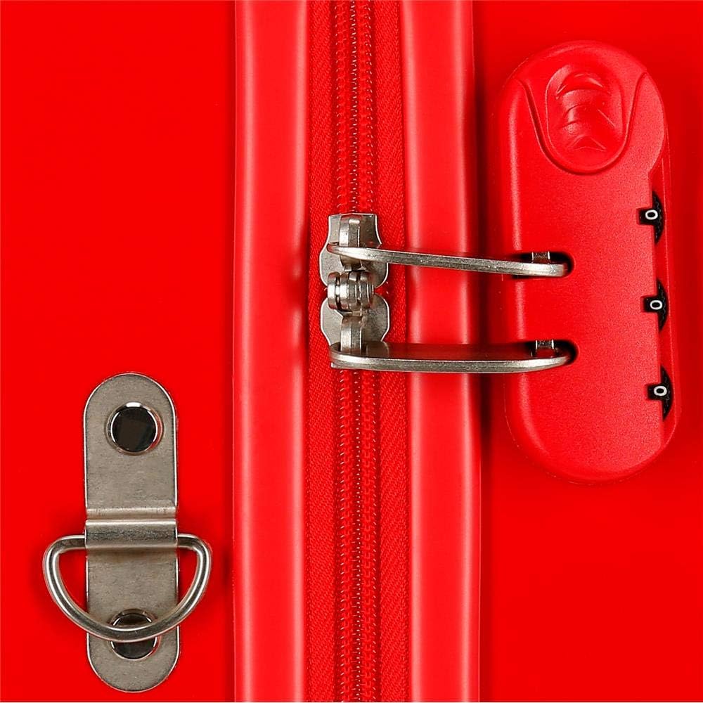 Disney Mickey Enjoy the Day Kinder-Koffer Rot 50x38x20 cms Hartschalen ABS Kombinationsschloss 34L 2