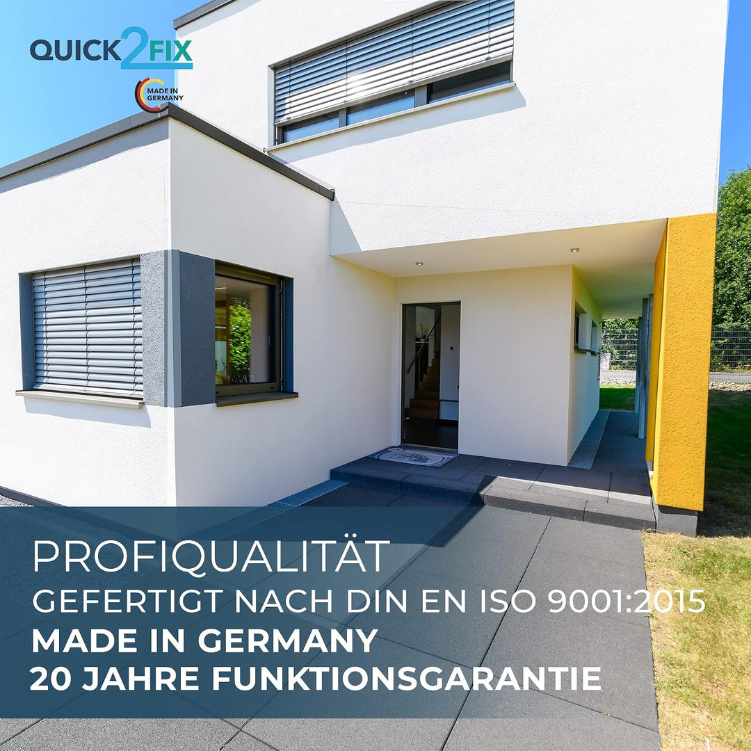 QUICK2FIX® Splittbettlager SET- Sandbettlager - Kiesbettlager - SET - (30 x Ganze + 20 x Halbe + 4 x