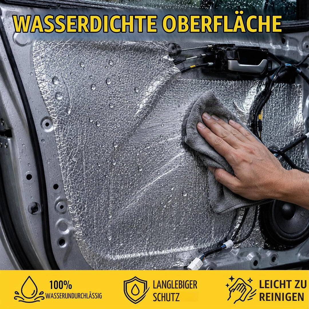 sourcing map 10mm Dämmmatte Auto Schallschutzmatte Isolierung Matte Schallschutz für Kfz 0.6㎡ 60cm*1