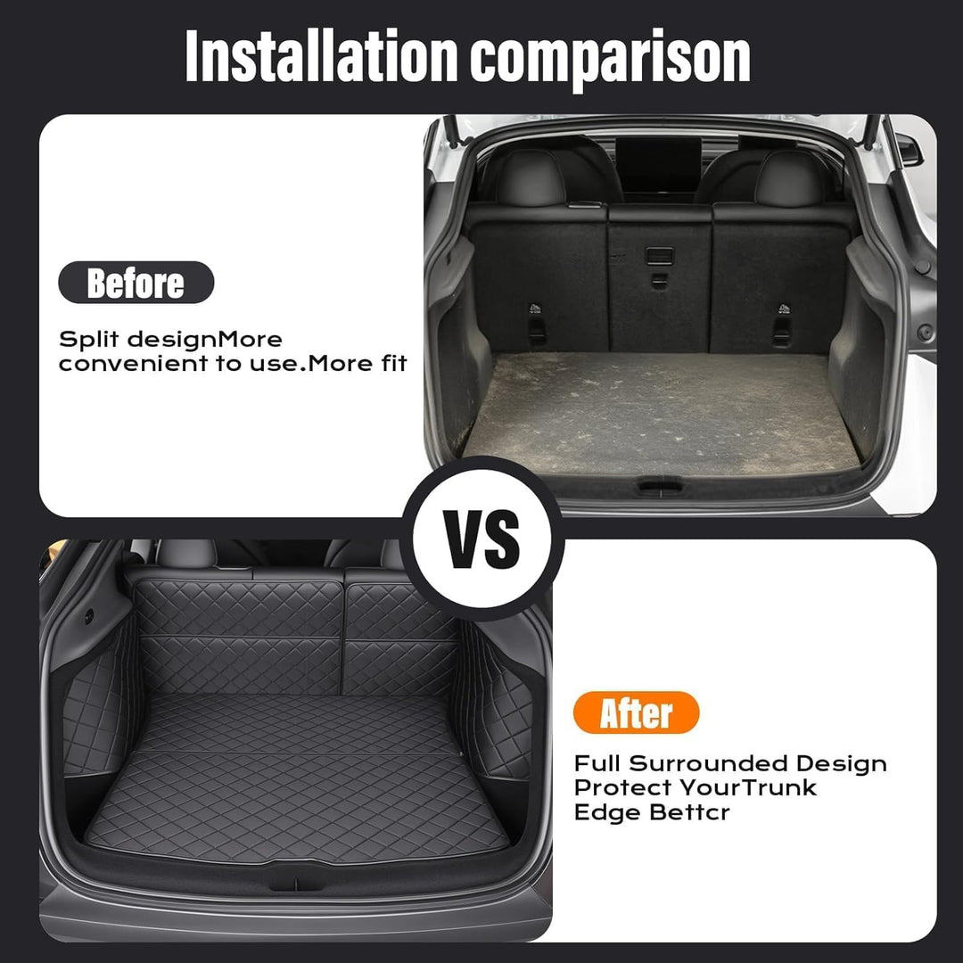Topfit Kofferraummatten für Tesla Model Y Juniper Neues Model Y Cargo Liner wasserdichte Autositzbez