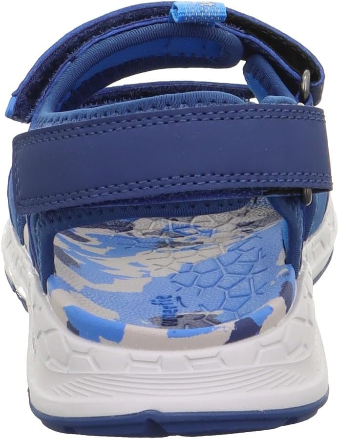Superfit Jungen Criss Cross Sandale, Blau 8000