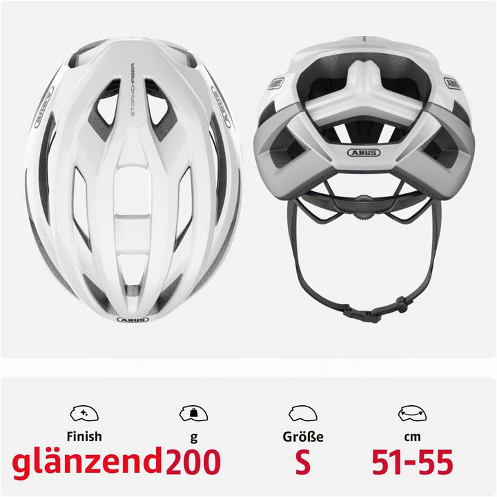 ABUS Rennradhelm StormChaser - Leichter und komfortabler Fahrradhelm für professionellen Radsport fü