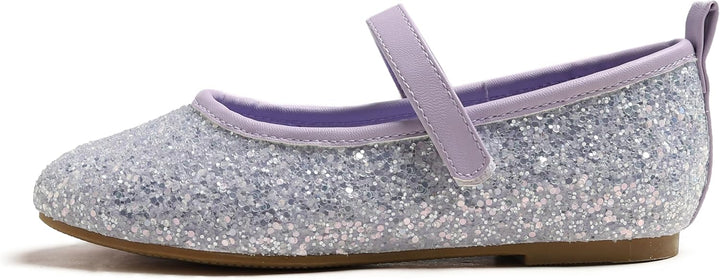 Feversole Girls Cute Dress, Mädchen süsses Kleid Mary Jane Schuhe weiche Party Urlaub Ballerinas 32
