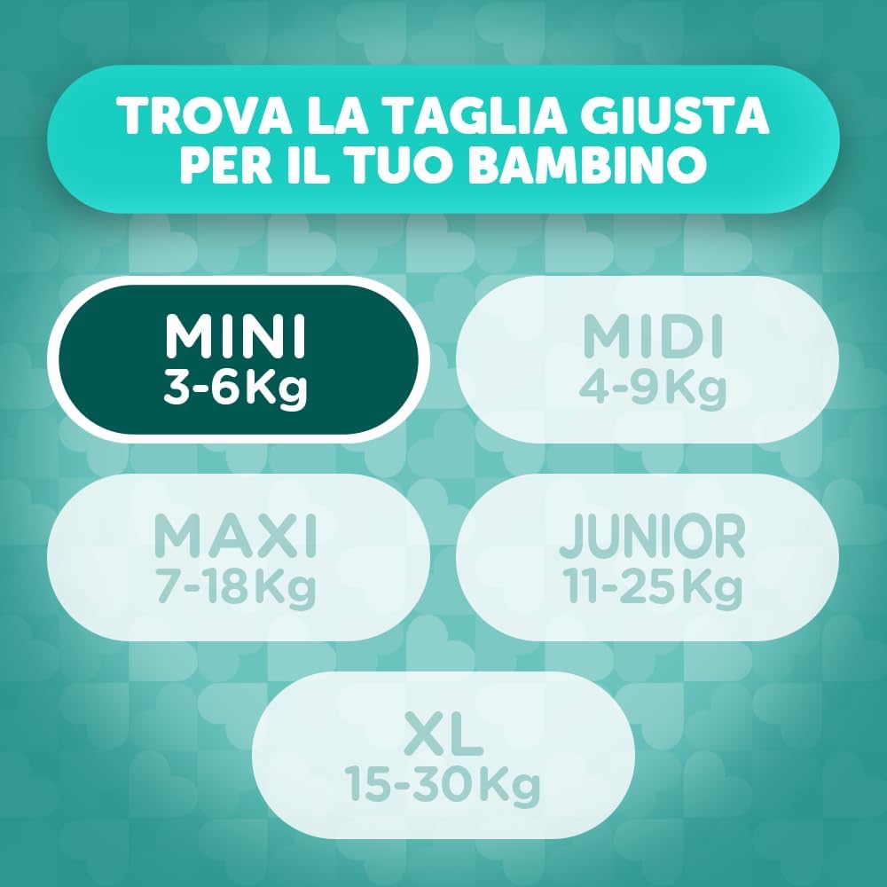 Pampers Baby Dry Mini, 186 Windeln, Grösse 2 (3-6 kg) Baby Dry Mini Karton 62X3, Baby Dry Mini Karto