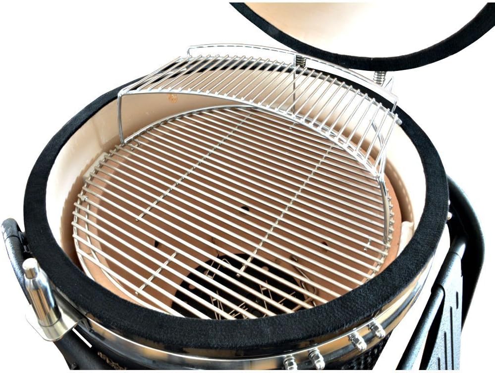onlyfire Warmhalterost für Weber 57 cm Holzkohlegrills, Kompatibel für Kugelgrill und Kamado Keramik