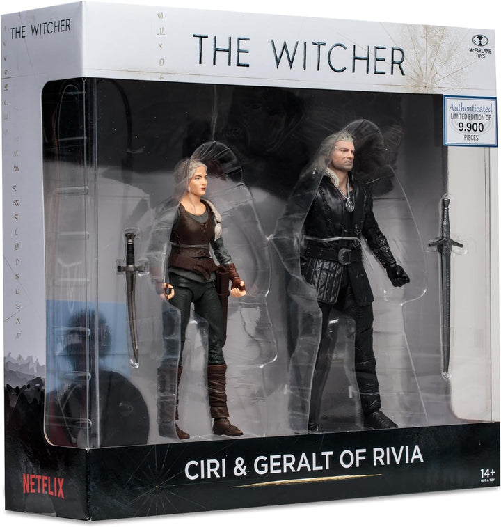 McFarlane Toys The Witcher Actionfigur Geralt und Ciri (Netflix Season 3) 18 cm