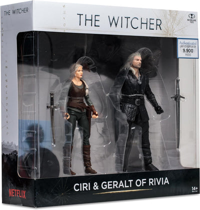 McFarlane Toys The Witcher Actionfigur Geralt und Ciri (Netflix Season 3) 18 cm