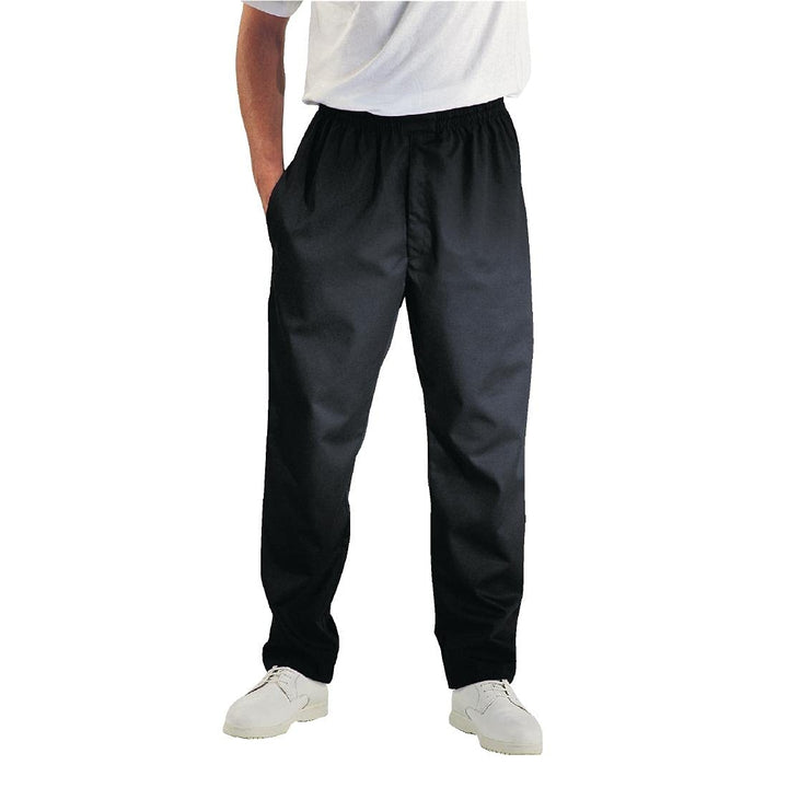 Chef Works A029-M Easyfit Hose, Schwarz, M