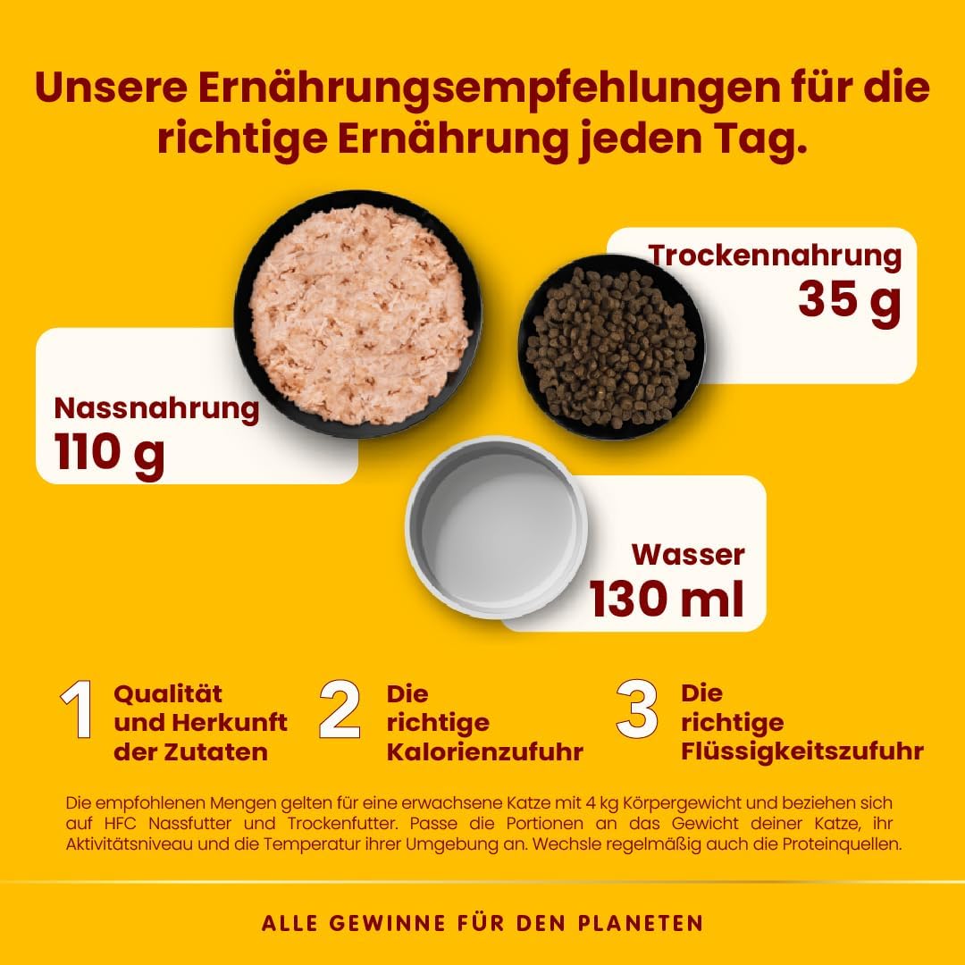 Almo Nature HFC Natural Nassfutter für ausgewachsene Katzen, Huhn und Leber, 24 Packungen à 70 g