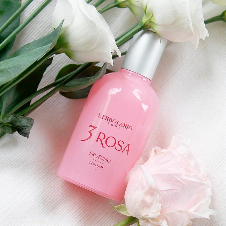 L'Erbolario 3 Rosa Eau de Parfum, 1er Pack (1 x 50 ml) 7 ml (1er Pack), 7 ml (1er Pack)