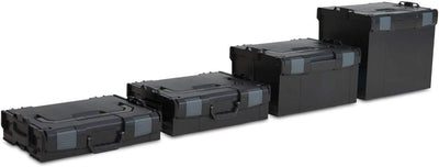 Bosch Sortimo Werkzeugkoffer-Set • L-Boxx 102 anthrazit • bestückt mit Ordnungssystem Insetboxen-Set
