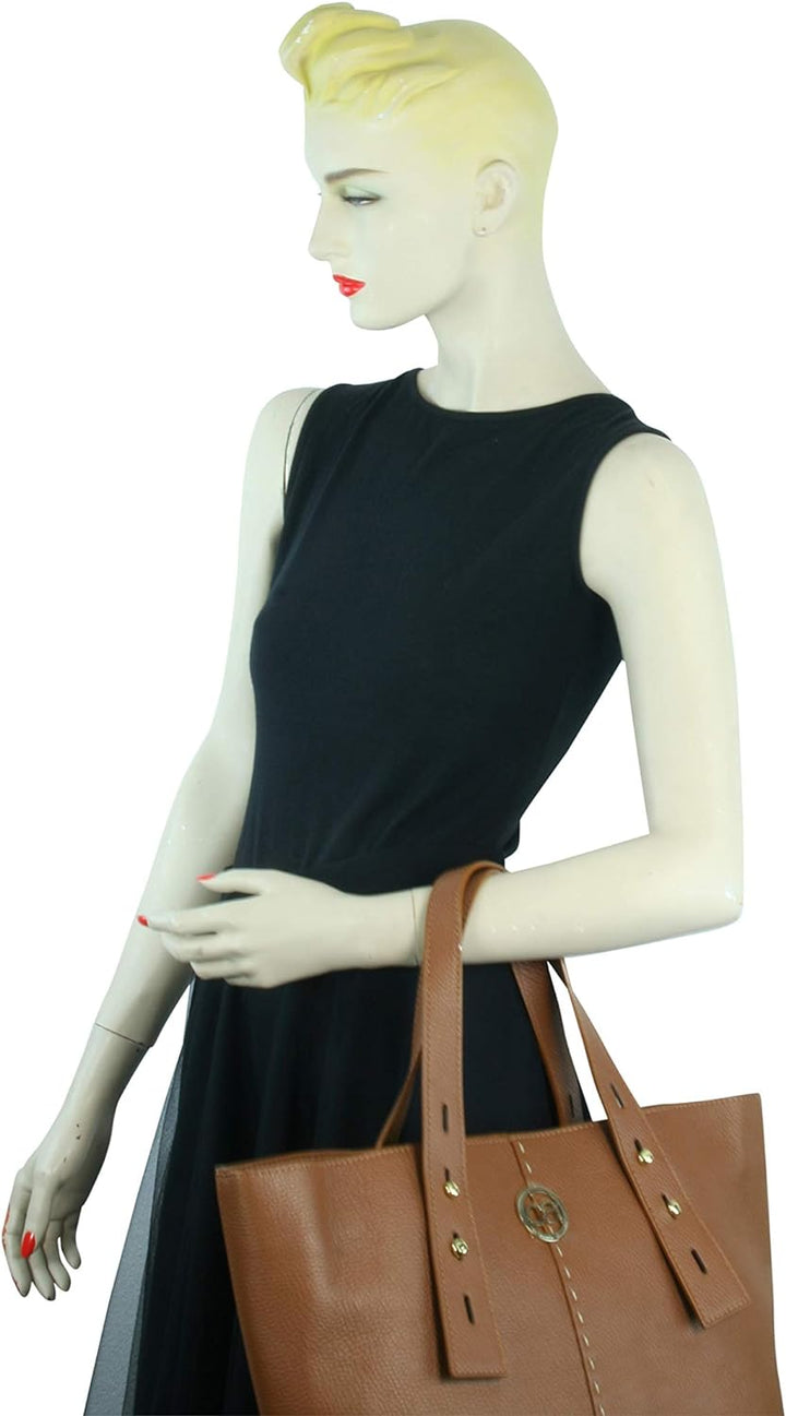collezione alessandro Handtasche Tinka aus softem Leder mit verstellbarem Riemen 44cm x 29cm x 12cm