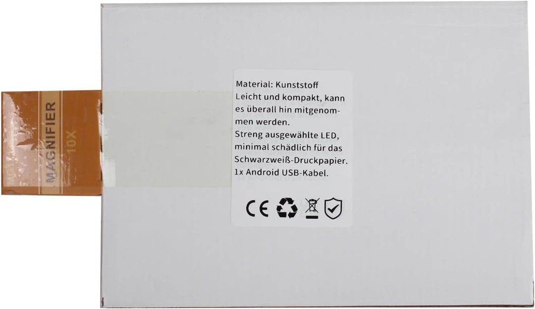 eTone LED Film Diabetrachter Film-Betrachter Light Box mit 10-fache Lupe