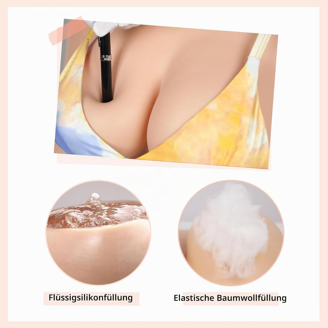 CYOMI Silikon Brüste Brustformen Künstliche Brüste Realistisch Brustplatten für Crossdresser Transge