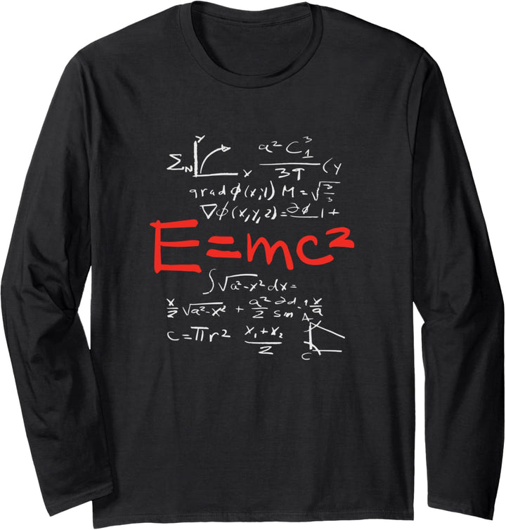 Relativitätstheorie E=mc2 Theorie Gleichung Physik Studium Langarmshirt