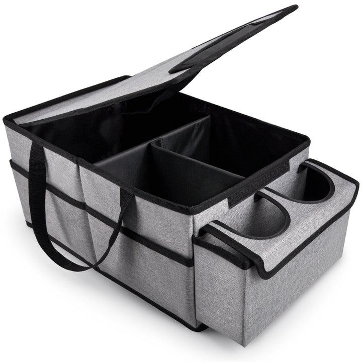 GUWINA Auto Organizer Rücksitz, Auto Organizer Kinder für Vorne und Rücksitz Klappbarer, Auto Organi