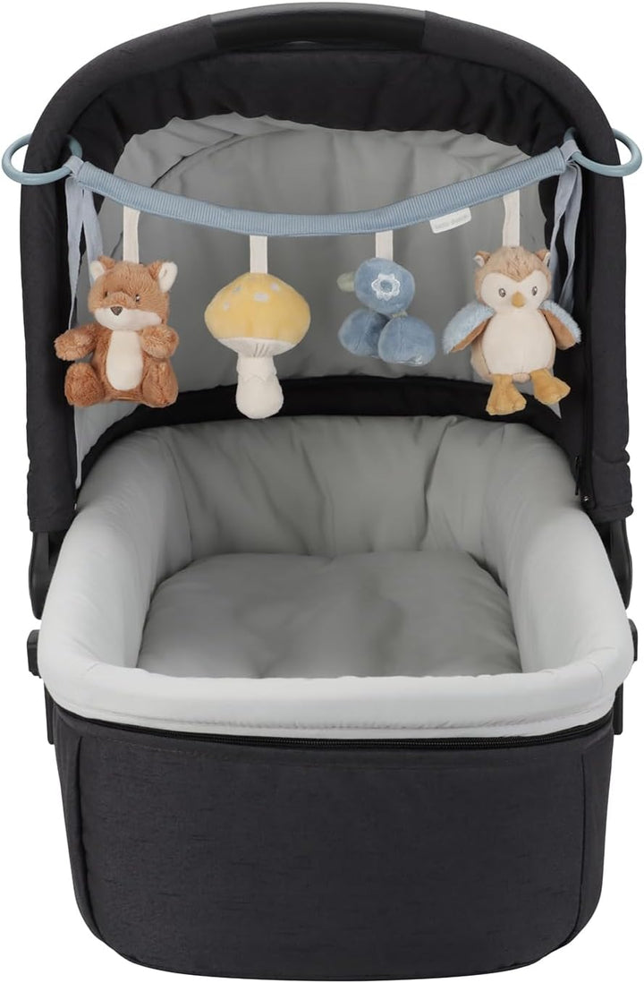 Little Dutch Kinderwagenkette mit Figuren Spielzeug für Baby Fuchs blau - Forest Friends