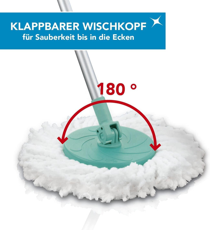 CLEANmaxx Power-Wischmopp mit Zwei-Kammer-Filtersystem | Designed in Deutschland - Schmutzwasser wir