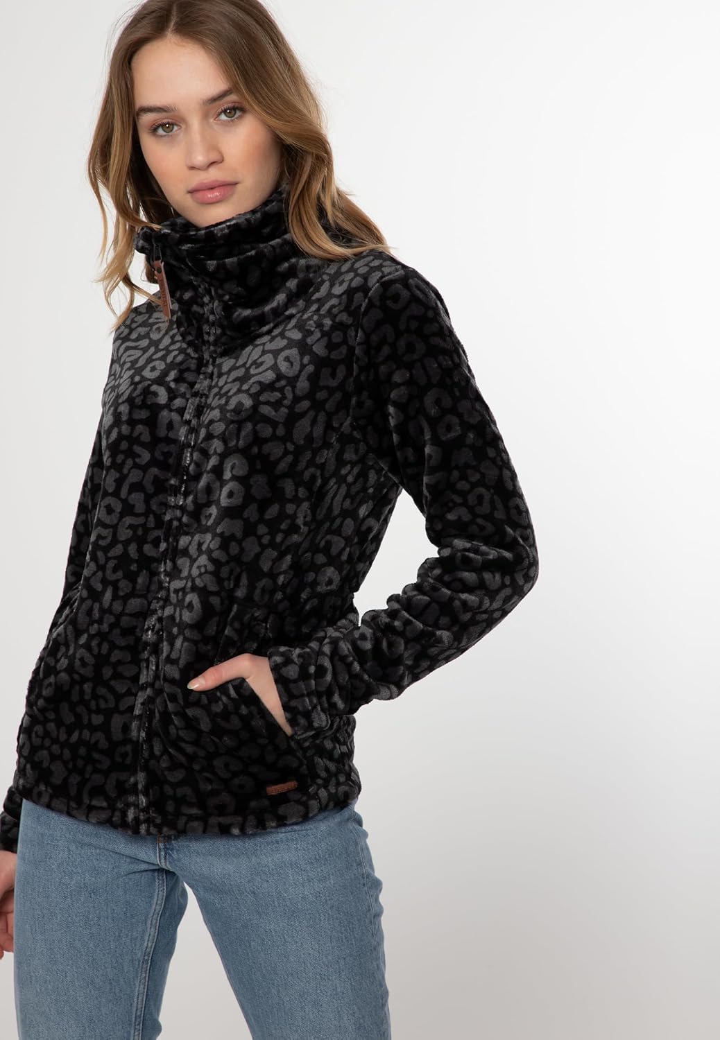 Protest Ladies Oberteil Mit Durchgehendem Reissverschluss PRTPACO XS True Black, XS True Black