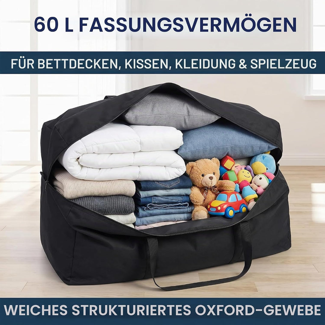 Extra grosse Aufbewahrungstasche, Oxford Starke Aufbewahrungstaschen, Heavy Duty Umzugstasche Traget