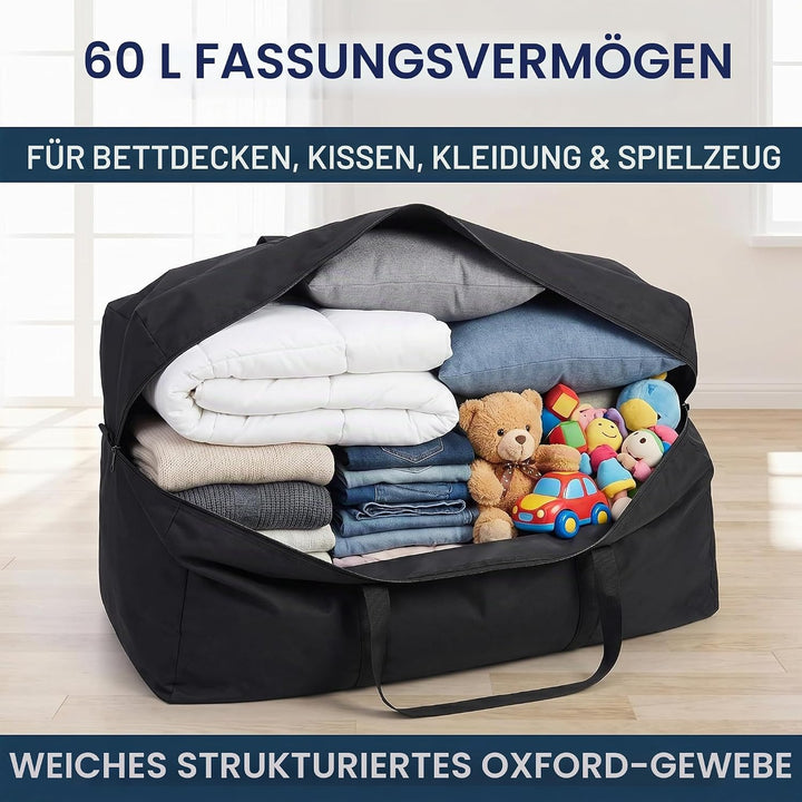 Extra grosse Aufbewahrungstasche, Oxford Starke Aufbewahrungstaschen, Heavy Duty Umzugstasche Traget