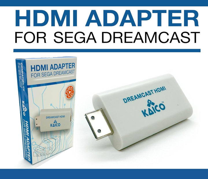 Kaico Sega Converter für Dreamcast auf HDMI - Plug &amp; Play SEGA HDMI Adapter für Sega Dreamcast von K