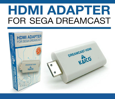 Kaico Sega Converter für Dreamcast auf HDMI - Plug & Play SEGA HDMI Adapter für Sega Dreamcast von K