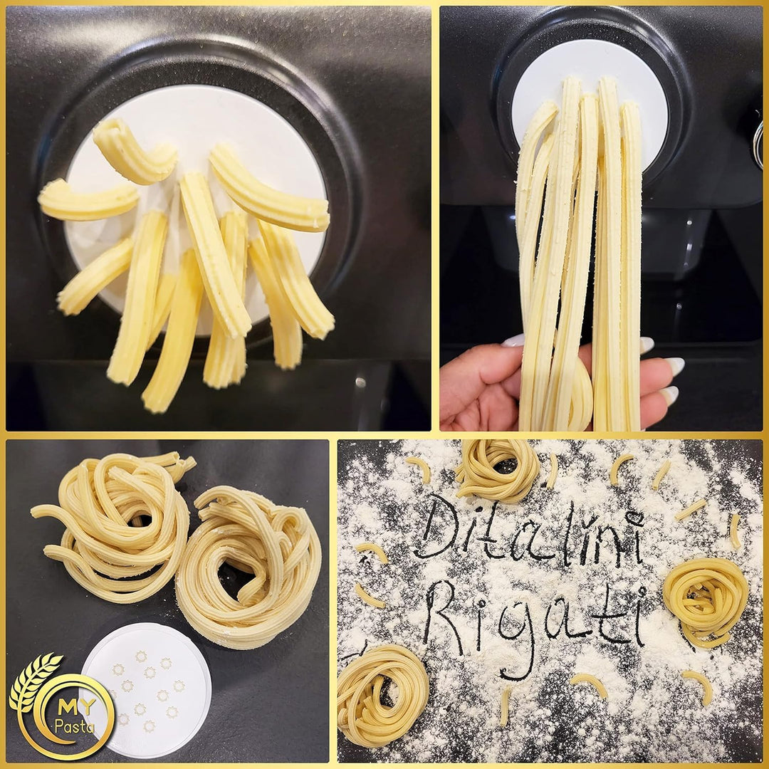 MY PASTA Ditalini Rigati Zubehör Für Pastamaker Pasta Disc Kompatibel Mit Philips Pasta Maker Avance