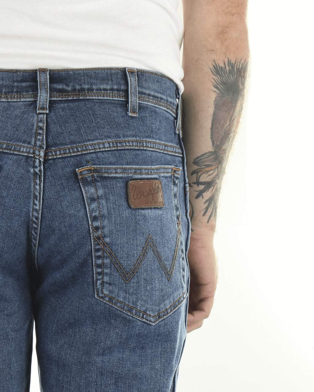 Wrangler Herren Texas Regular Fit Stretch Jeans, Blau, 40W x 34L