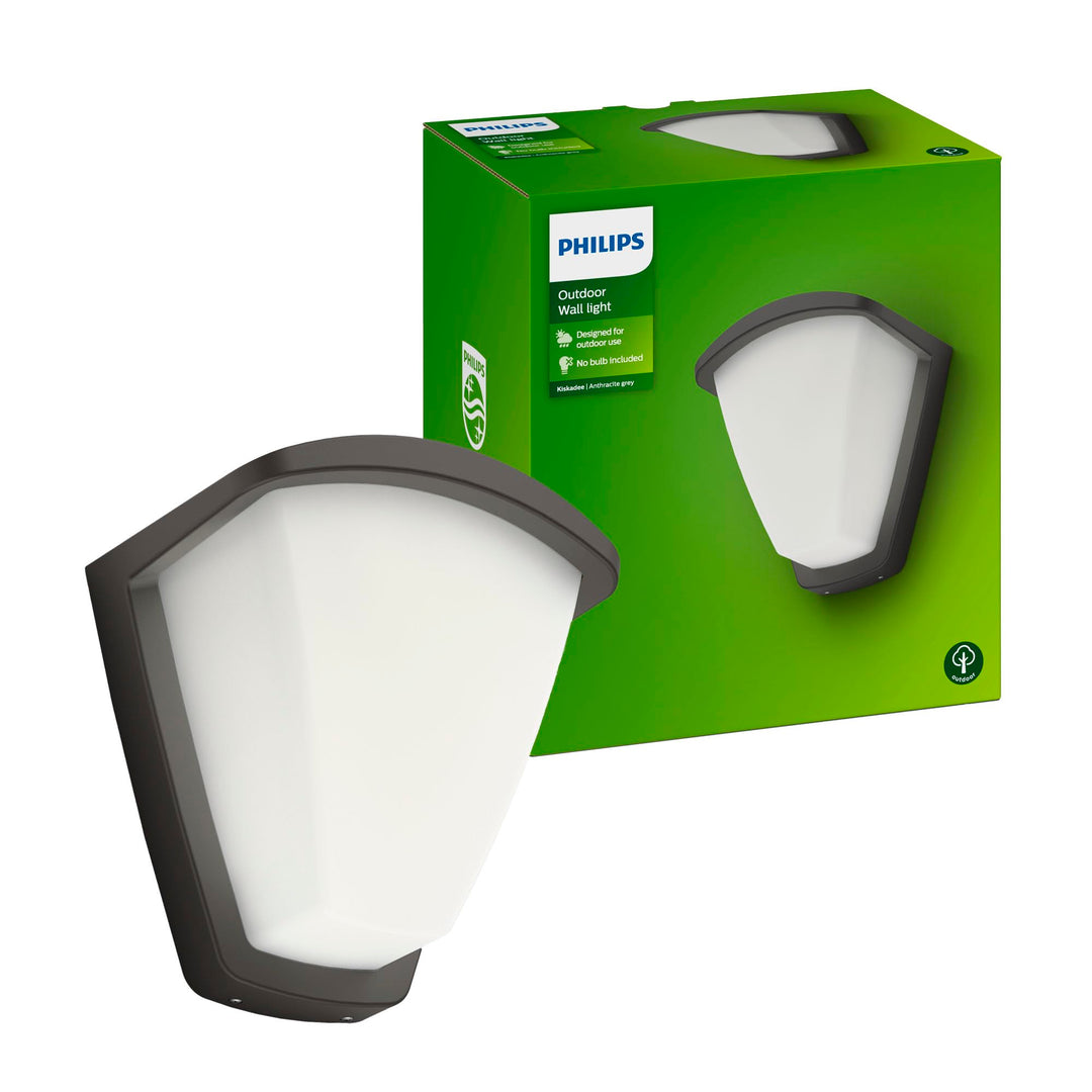 Philips myGarden Wandleuchte Kiskadee, 42W, anthrazit Ohne Bewegungsmelder, Ohne Bewegungsmelder
