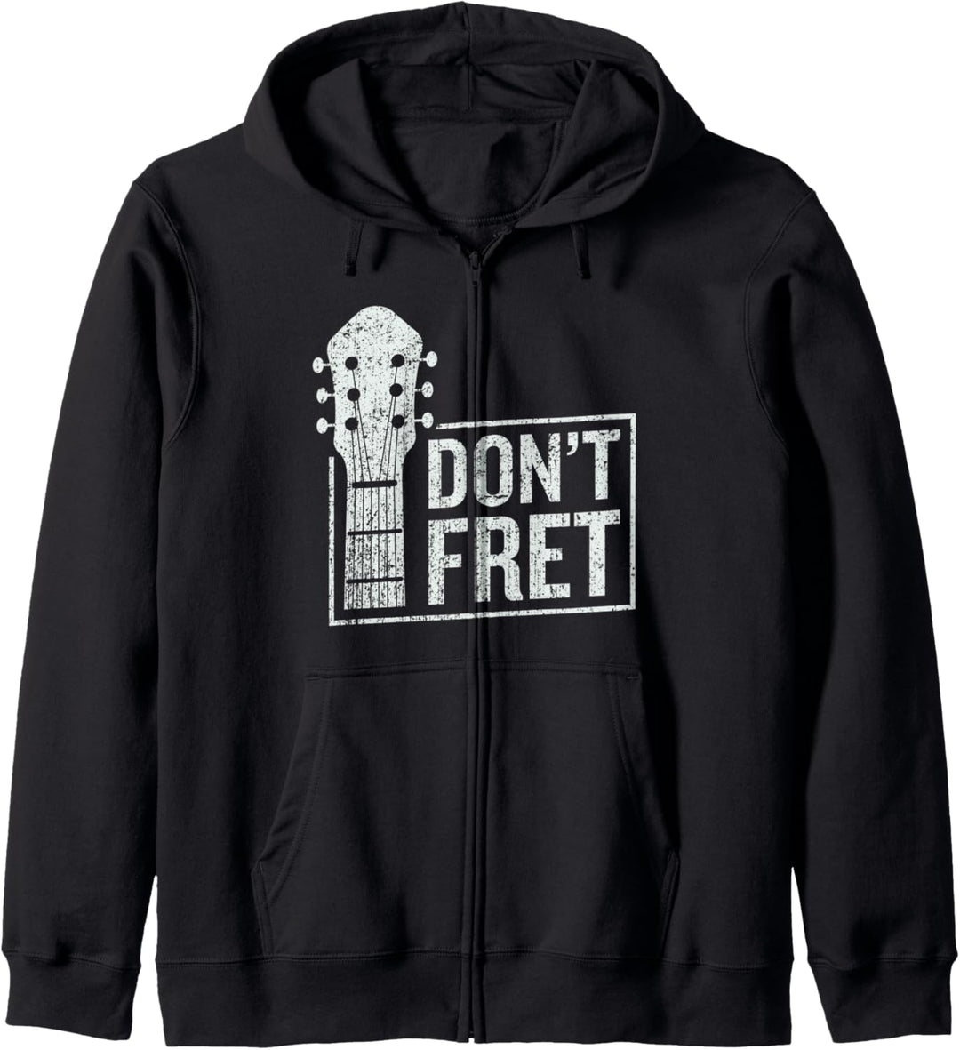 Lustige Gitarre Shirt DON'T FRET Gitarrist Musiker Musik Kapuzenjacke