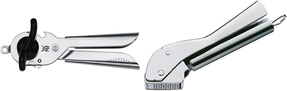 WMF Tin Up Dosenöffner mit Kapselheber 20 cm, Cromargan Edelstahl, Kunststoff, spülmaschinengeeignet