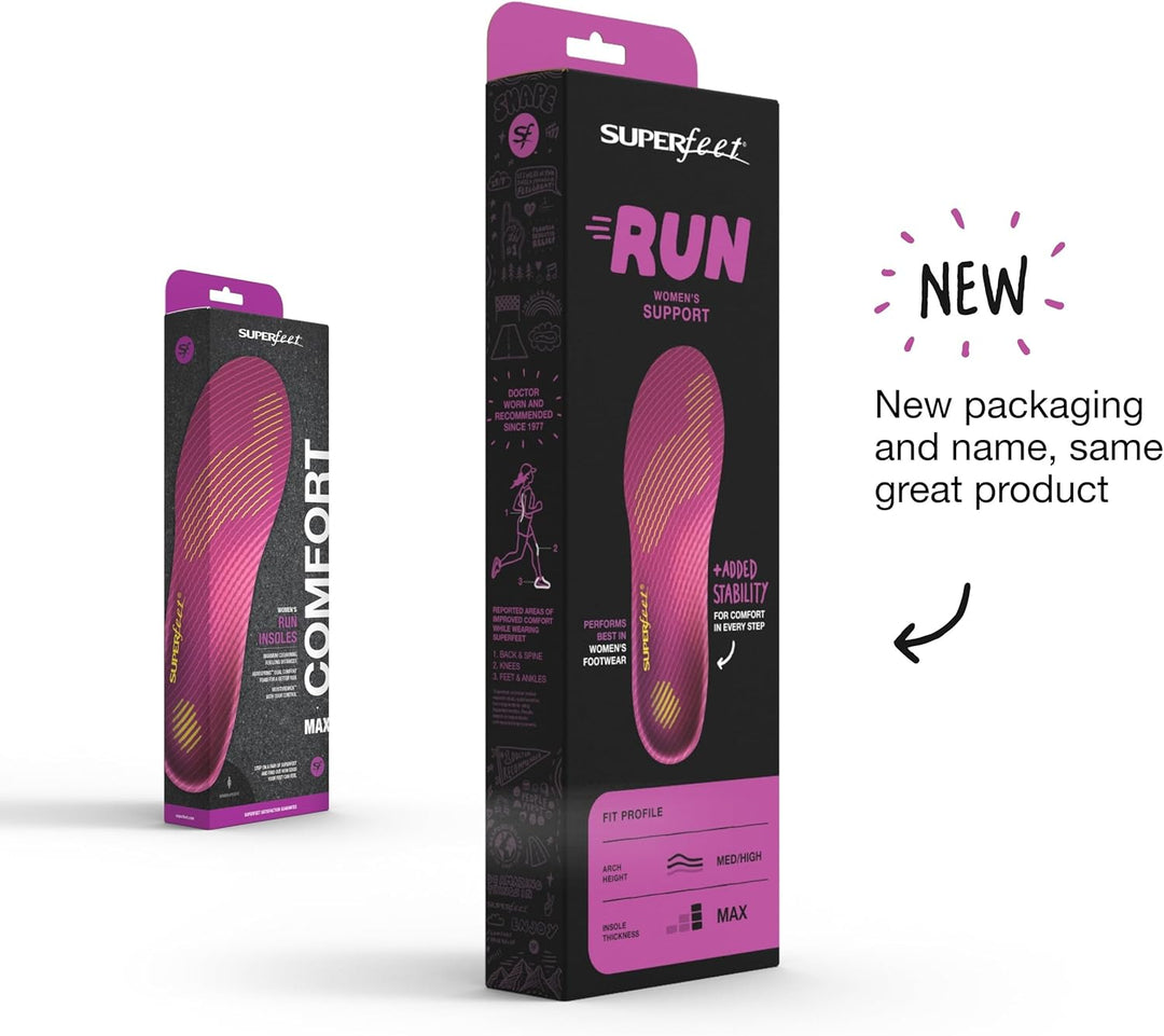 superfeet Run Comfort Women's Komforteinlegesohlen, Violett (Plum), C (37-38.5 EU), C (37-38.5 EU)