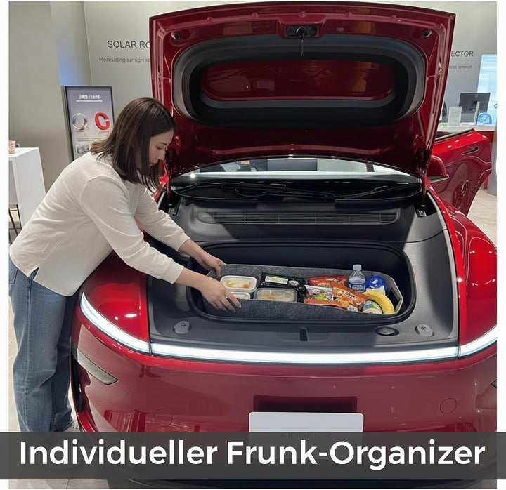 VLOX Tesla Model Y Juniper Frunk Organizer Aufbewahrungsbox – Passgenau für Modell Y 2025, 117L Kapa