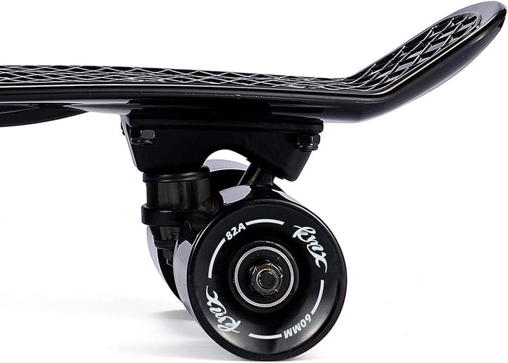 KMX 55,9 cm Mini Cruiser Skateboard für Jungen Mädchen und Jugendliche, komplettes Anfänger-Skateboa