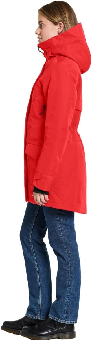 Didriksons Frida Damen Parka 7 34 Pomme Red, 34 Pomme Red