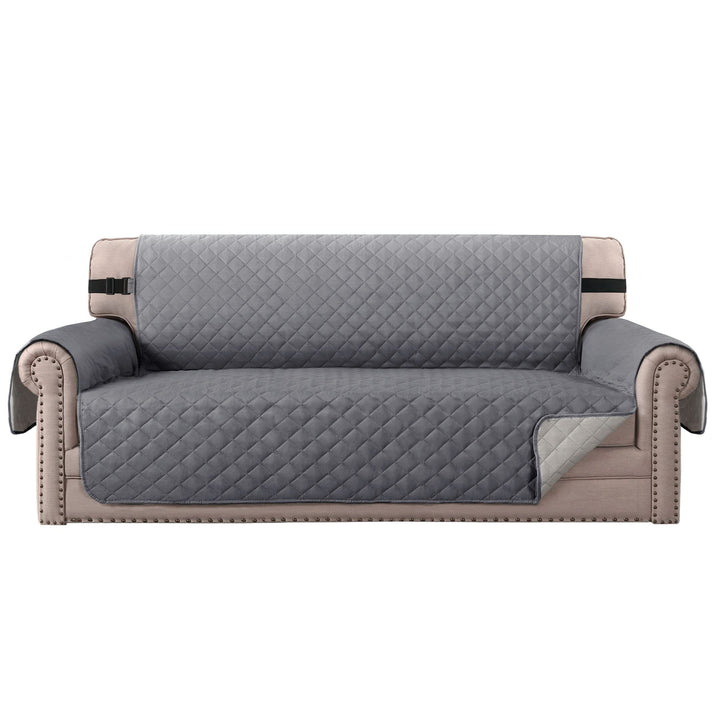 Sofa Cover Reversible Couch Schonbezug Möbelschutz, 2 Zoll breiter, elastischer Riemen, Maschinenwäs