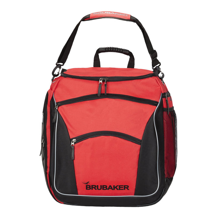 BRUBAKER Skischuhtasche Professional für Schuhe und Helm mit Rucksack-Tragegurten und Schaum-Rückenp