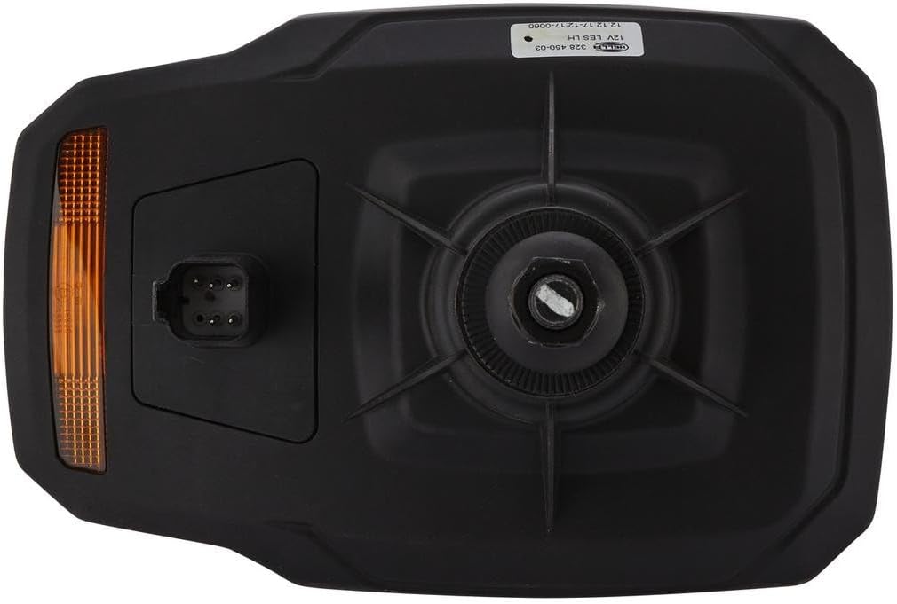 HELLA - Halogen-Hauptscheinwerfer - 12V - Einbau - Lichtscheibenfarbe: gelb - Stecker: DEUTSCH Steck