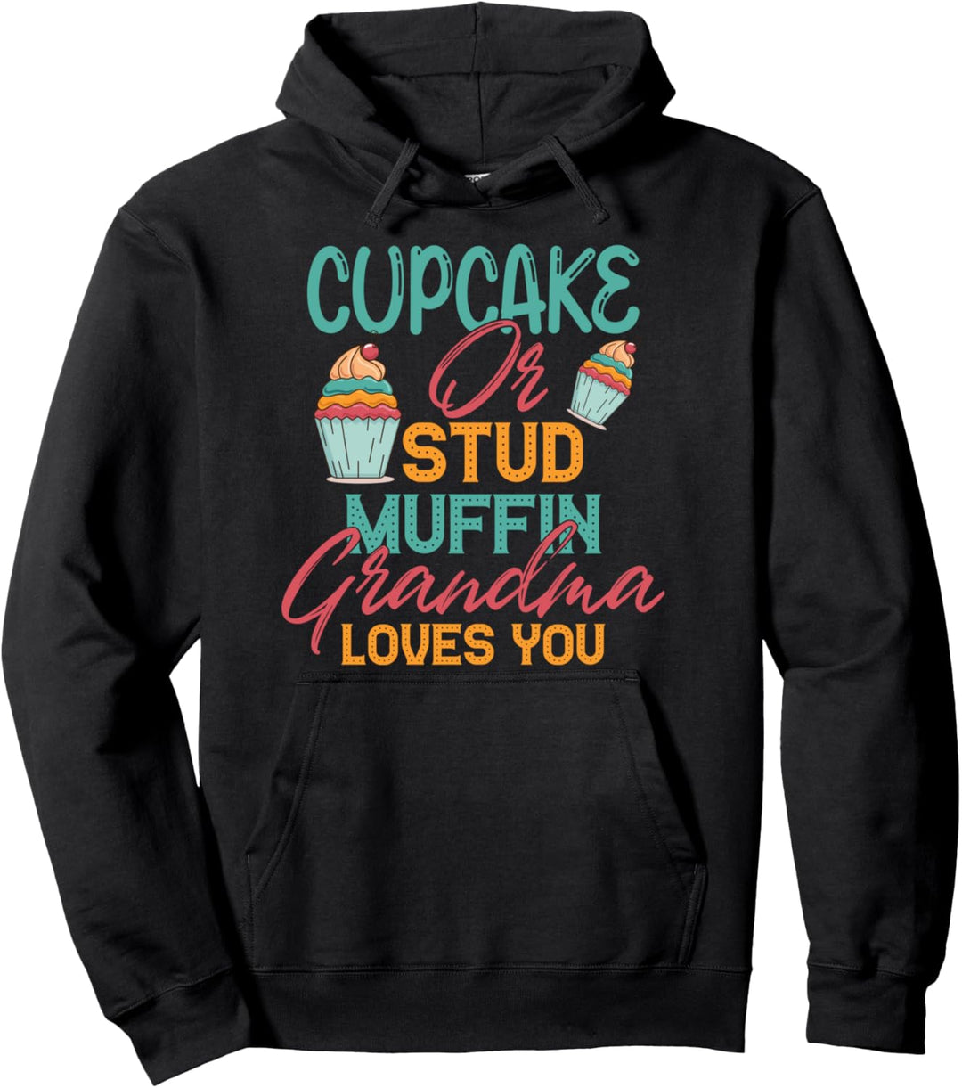 Cupcake- oder Ohrstecker mit lustigem Zitat Pullover Hoodie