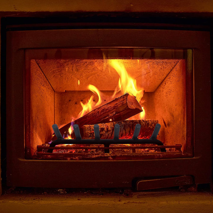 MYFIREPLACEDIRECT Kaminrost, strapazierfähig, Kaminholzhalter, Roste, massiver runder Stahl, für dri