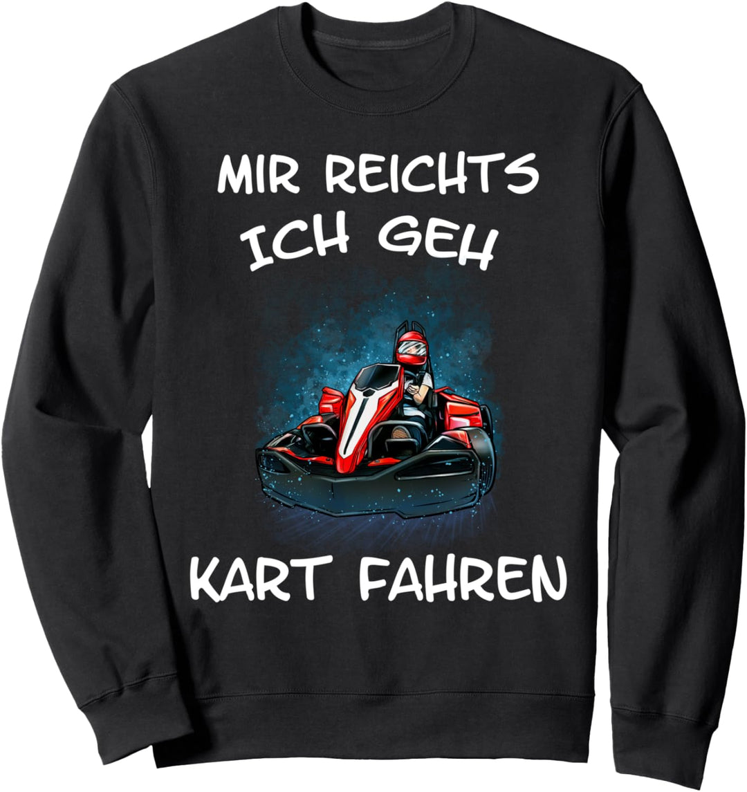 Go Kart Racing Motorsport Karting Kartbahn Damen Herren Sweatshirt