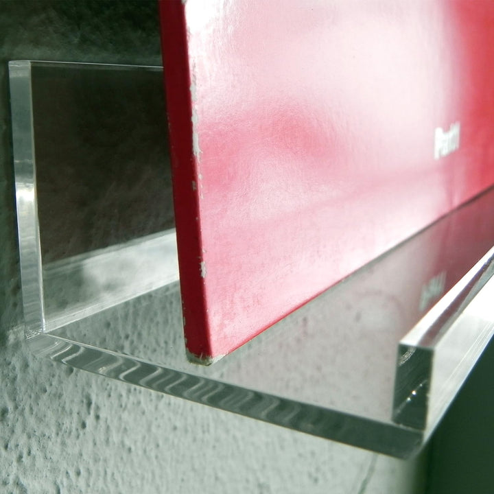7even Acryl Design Vinyl & Picture Gallery Board 50cm / transparentes Wandregal für z.b. Bücher, 50c