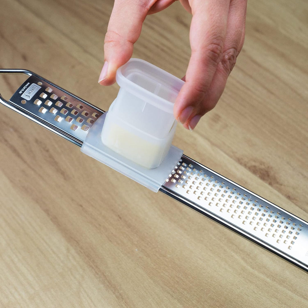 Lurch RazorTech RT40 Reibe Duo fein & mittel, Edelstahl, 35 x 10 x 3.3 cm Duo-Reibe schmal, Duo-Reib