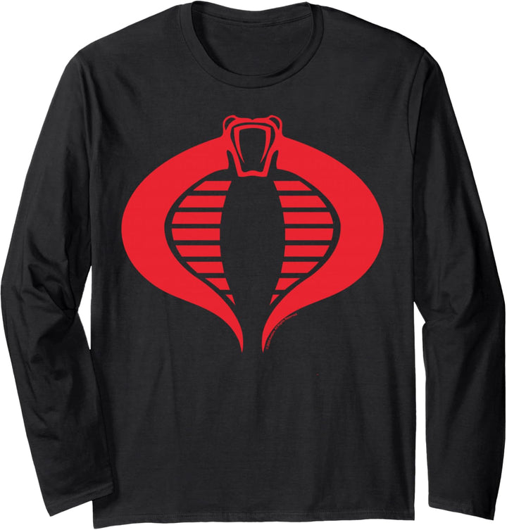 G.I. Joe Retro Silhouette Cobra Logo Langarmshirt