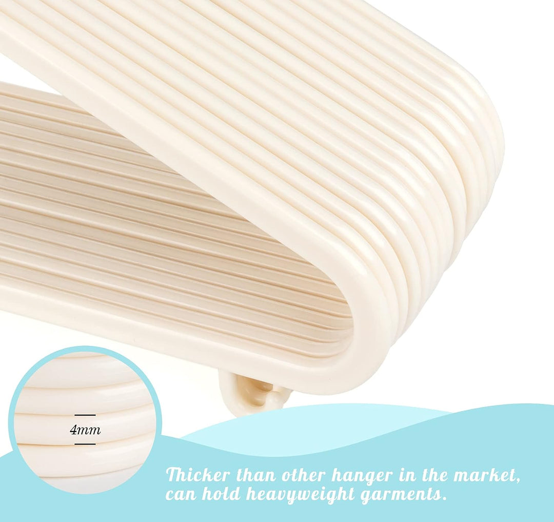 ilauke Babykleiderbügel Set, 40 Stück Kinderkleiderbügel Kleiderbügel Kleiderbügel für Babys und Kle